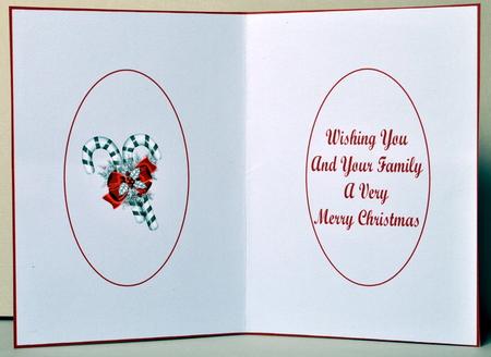 Candy Cane Christmas Insert by Kristina Norbat