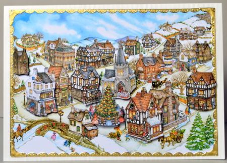 Christmas Houses to Decopage by Kristina Norbat