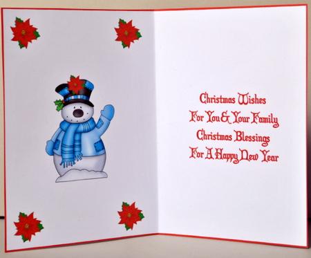 Winter Snowman Insert by Kristina Norbat