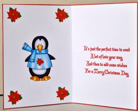 Christmas Penguin Insert 1 by Kristina Norbat