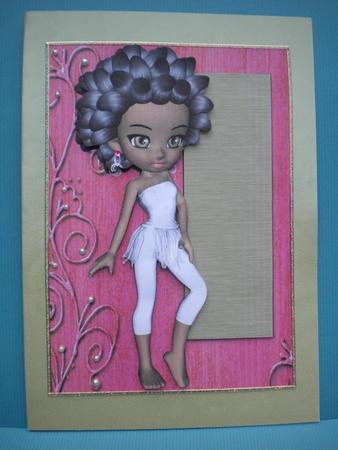 Lula Card Topper by Kristina Norbat