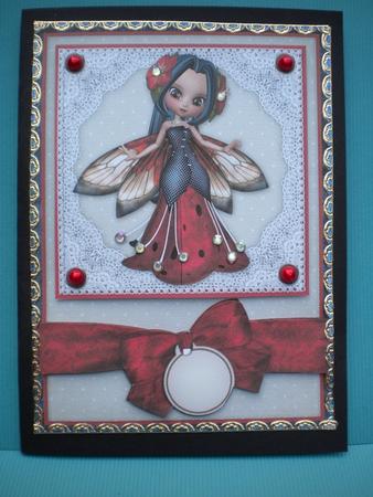 Lady Fae Flower Faerie - Quick Card by Kristina Norbat