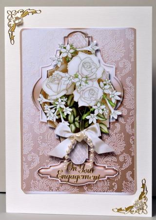 Taupe & Stone Card Fronts Match with White Floral 4 Toppers by Kristina Norbat