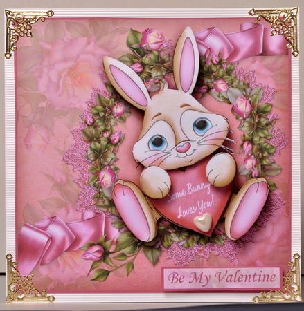 Some Bunny Loves You Topper & Decoupage by Kristina Norbat