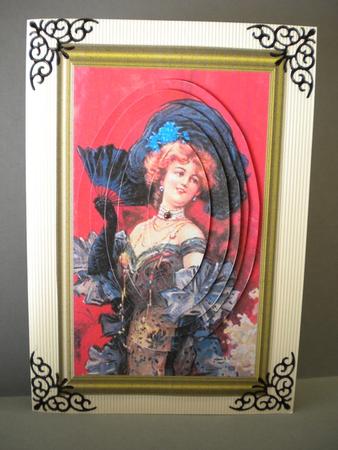 Vintage Lady in Mauve by Kristina Norbat
