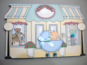 New Baby Boy Shop Shape Card Part 1 by Kristina Norbat