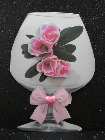 Flowers in Brandy Glass by Kristina Norbat