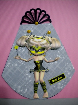 Bee Wobble Card by Kristina Norbat
