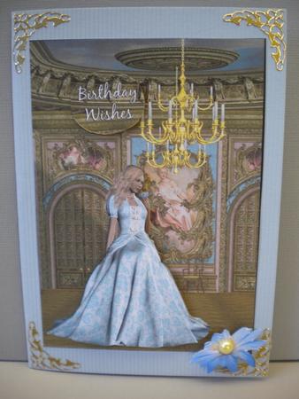 Ballroom Beauty Card Front by Kristina Norbat