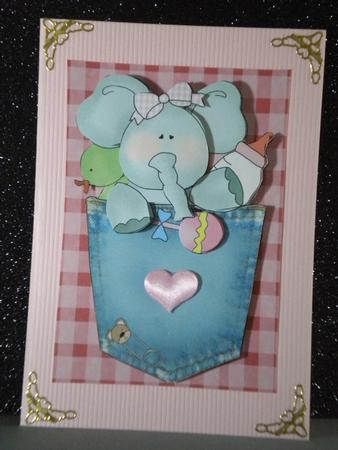 A4 Girly Elephant by Kristina Norbat