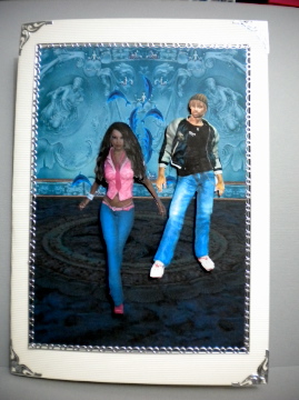 Get Yourself Noticed Card Front with Decoupage by Kristina Norbat