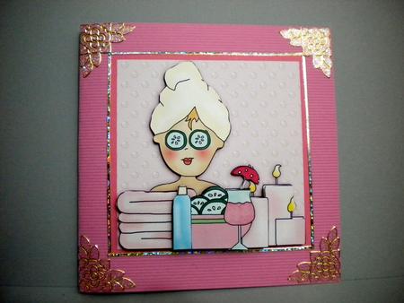 Spa Day Topper & Decoupage by Kristina Norbat