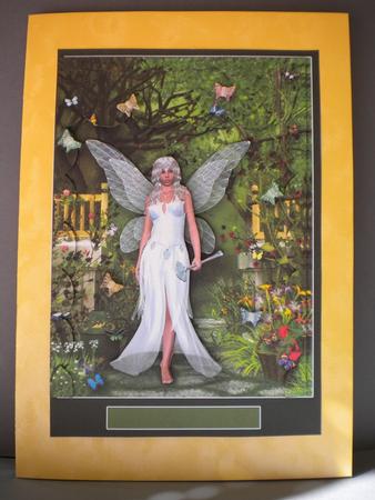Faerie in the Garden Decoupage by Kristina Norbat