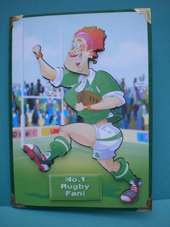 Ireland Rugby Lady. by Kristina Norbat