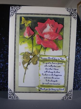 A Verse and Rose for a Friend by Kristina Norbat