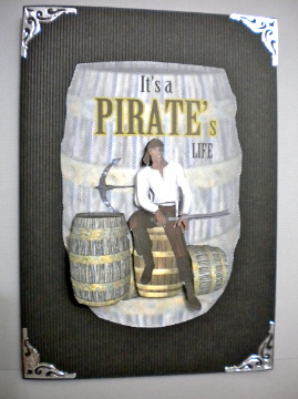 It's a Pirates Life Arrghhh Happy Birthday by Kristina Norbat
