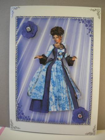 Pretty Lady in Purple Gown by Kristina Norbat