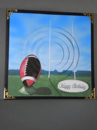 Rugby Quick Card with Circle Pyramage by Kristina Norbat