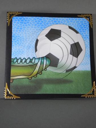 Football Quick Card with Circle Pyramage by Kristina Norbat