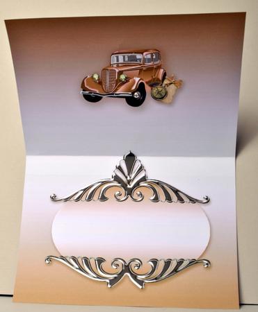 Classic Tan Car Matching A5 Insert by Kristina Norbat
