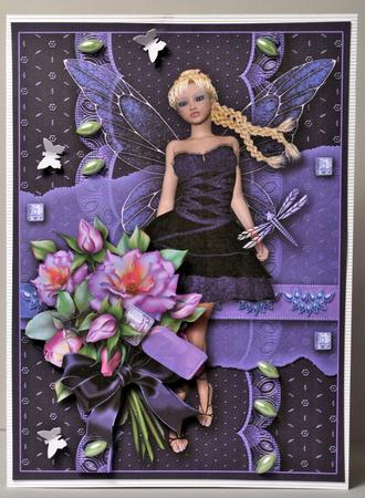 Shirley Faerie A4 Card Front by Kristina Norbat