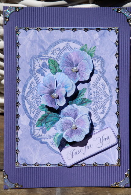 Pansies & Old Lace by Kristina Norbat