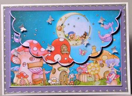 Fairy Dreams Envelope Card by Kristina Norbat