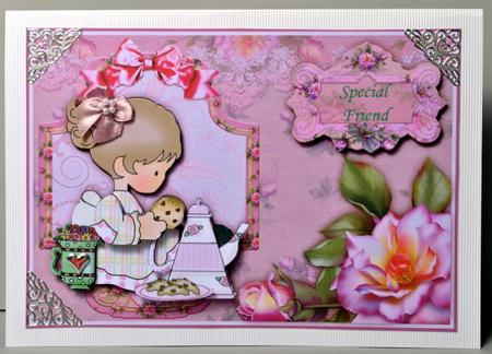 Tea and Roses Topper and Decoupage by Kristina Norbat