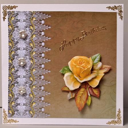 Lace & Dreams Backing Paper 2 by Kristina Norbat