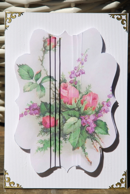 Rose Bouquet Bracket Side Stackers by Kristina Norbat