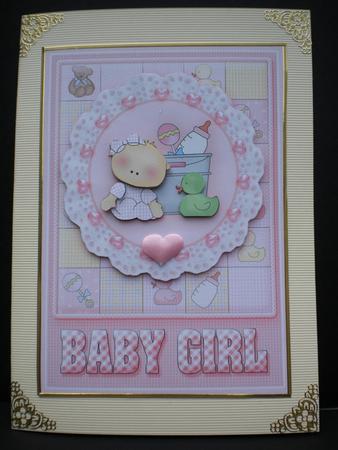Baby Girl Step by Step, Decoupage by Kristina Norbat