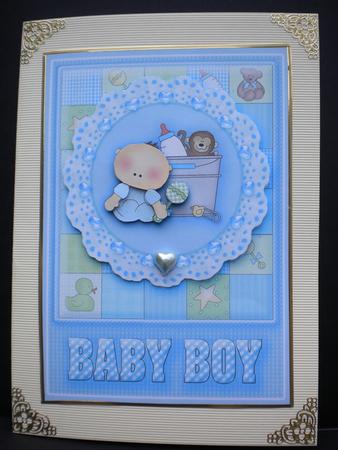Baby Boy Step by Step, Decoupage by Kristina Norbat
