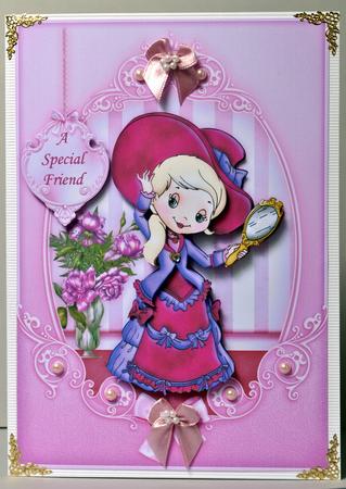 Dressed Up to the Nines Topper & Decoupage by Kristina Norbat