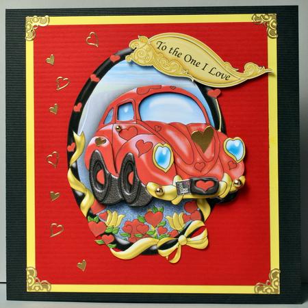 The Love Mobile Car Topper and Decoupage by Kristina Norbat