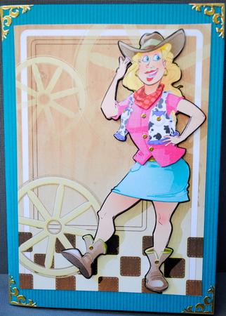 Line Dancer Lady. by Kristina Norbat