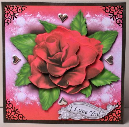 Say It with a Rose Topper & Decoupage by Kristina Norbat