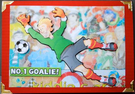 Football Dude Goalkeeper. by Kristina Norbat