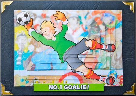 Football Dude Goalkeeper Pyramid. by Kristina Norbat