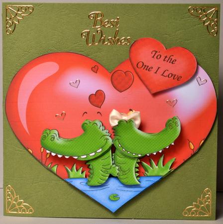 Snappy Valentine or Anniversary Decoupage by Kristina Norbat
