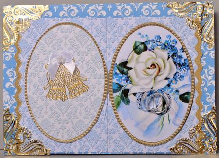 White Roses A5 Locket Kit by Kristina Norbat