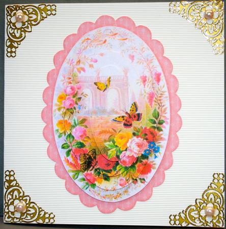 Butterfly Garden - Oval Pyramid by Kristina Norbat