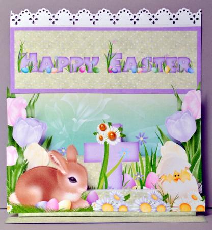 Easter Free Standing Pop Up Card Kit by Kristina Norbat