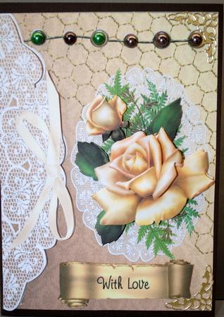 Golden Roses and Lace by Kristina Norbat