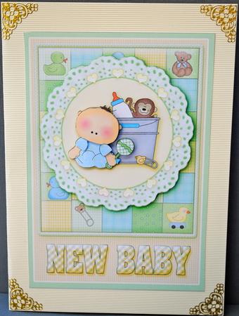 New Baby Step by Step, Decoupage by Kristina Norbat
