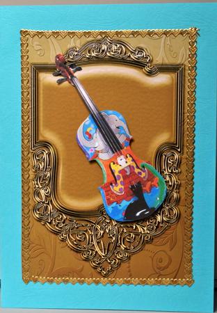 Mustard and Gold Ornate Frame Card Fronts by Kristina Norbat