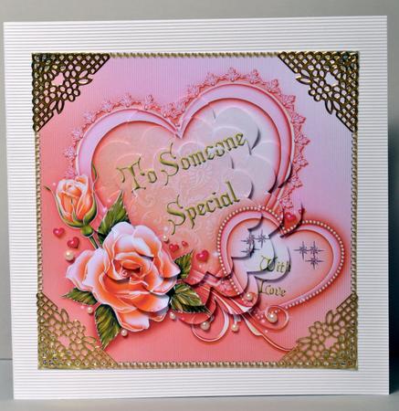 To Someone Special with Flower Shape Pyramage by Kristina Norbat