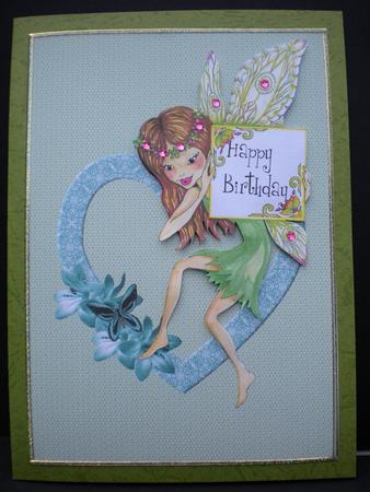 Birthday Fairy in Green by Kristina Norbat