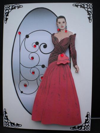 Lovely Lady in the Red Dress by Kristina Norbat