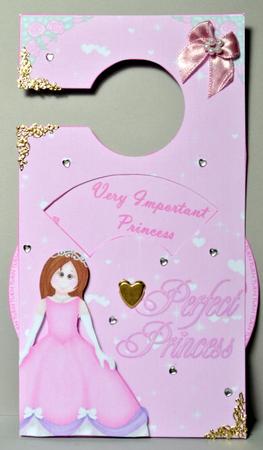Perfect Princess Spinnin' Door Hanger by Kristina Norbat