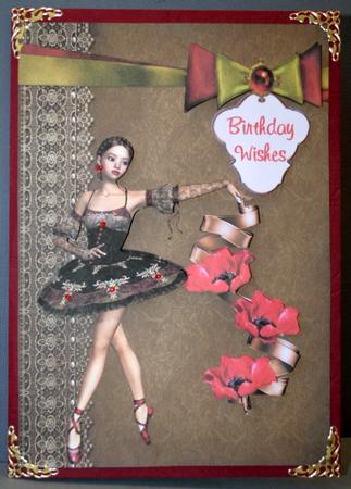 Ballerina & Anemones by Kristina Norbat